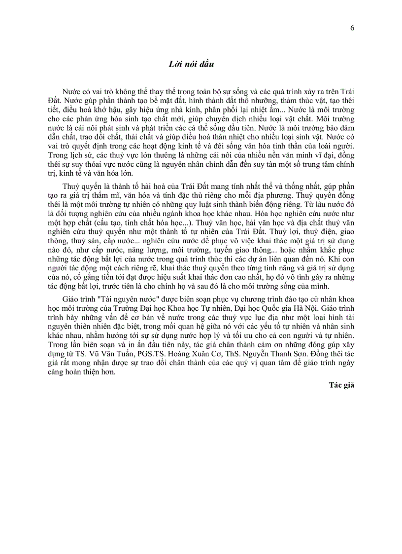 image for page Giáo trình tài nguyên nước