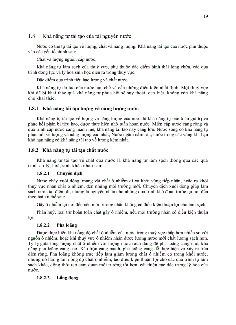 image for page Giáo trình tài nguyên nước