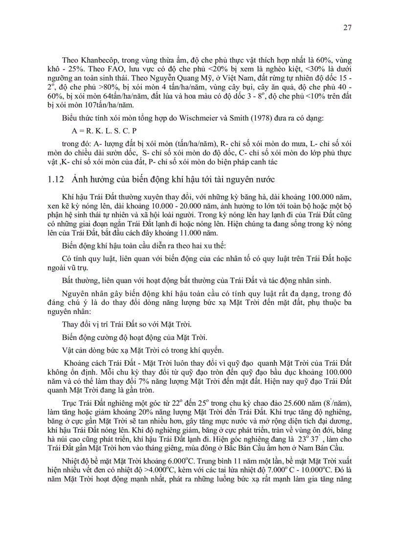 image for page Giáo trình tài nguyên nước