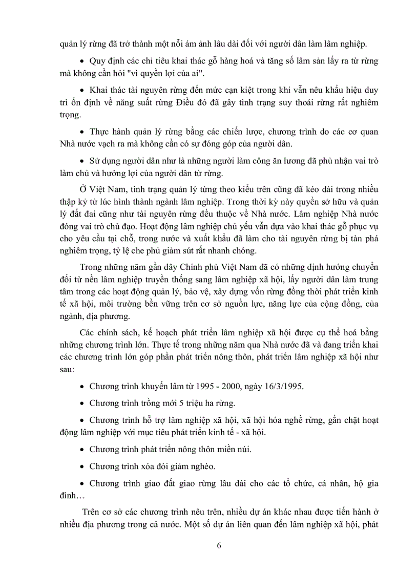 image for page Giáo trình Lập và quản lý dự án lâm nghiệp xã hội