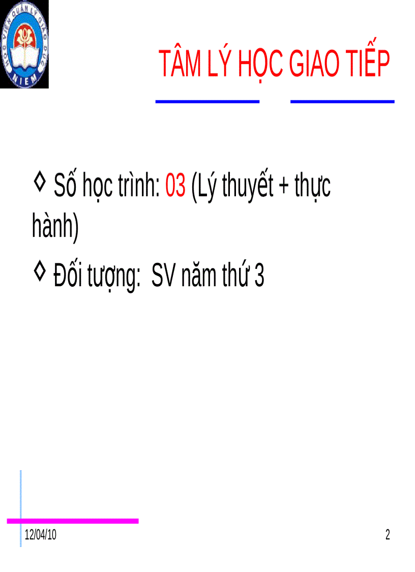 image for page Tâm lý học giao tiếp