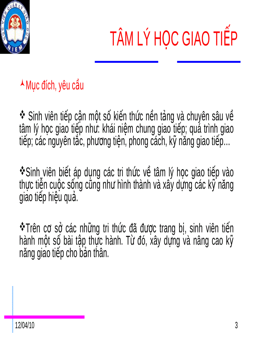 image for page Tâm lý học giao tiếp