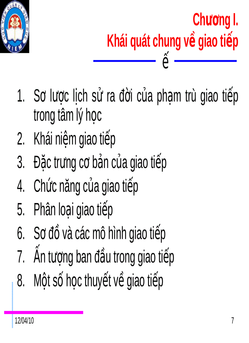 image for page Tâm lý học giao tiếp