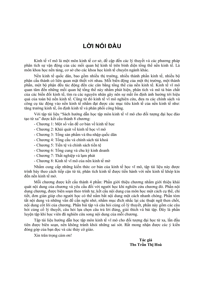 image for page Sách hướng dẫn học tập môn Kinh tế Vĩ mô