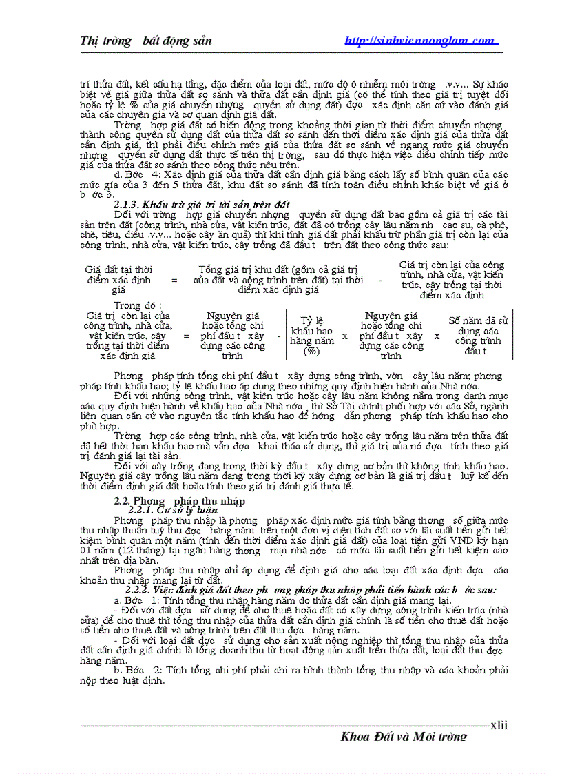 image for page Giáo trình thị trường bất động sản 1