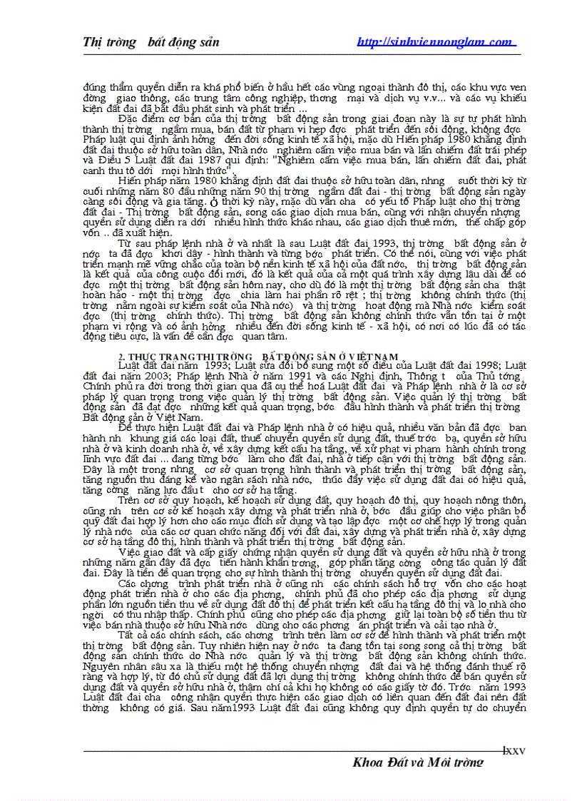 image for page Giáo trình thị trường bất động sản 1