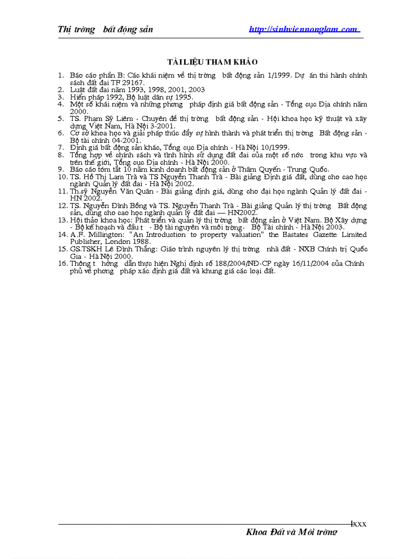 image for page Giáo trình thị trường bất động sản 1