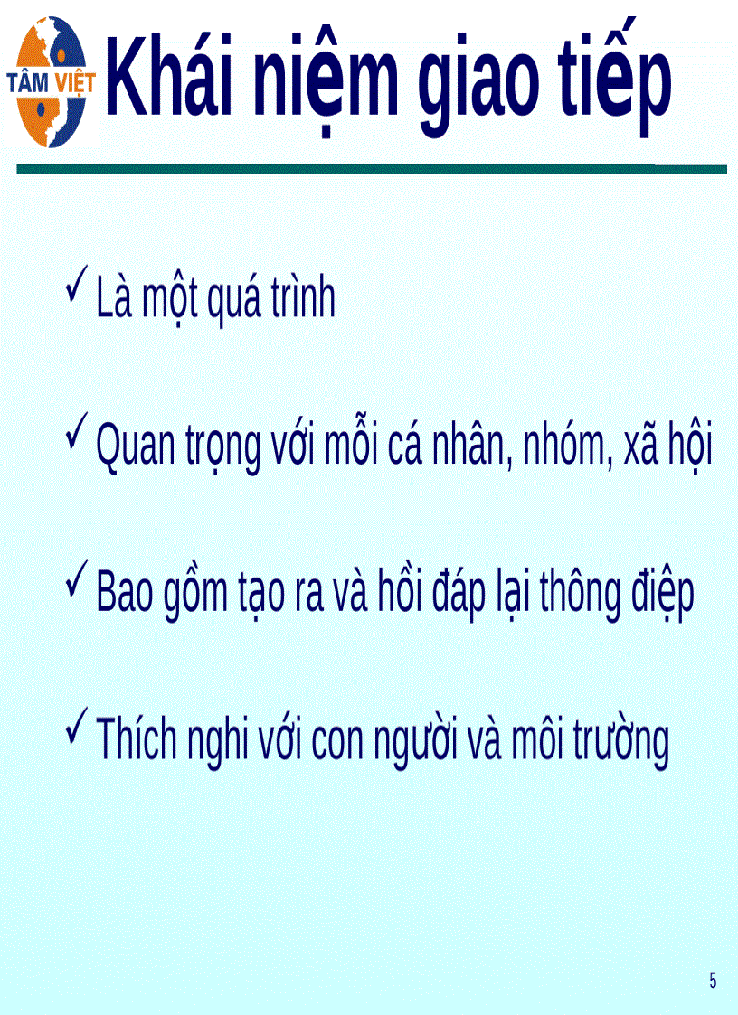 image for page Bài giảng Kỹ năng Giao tiếp