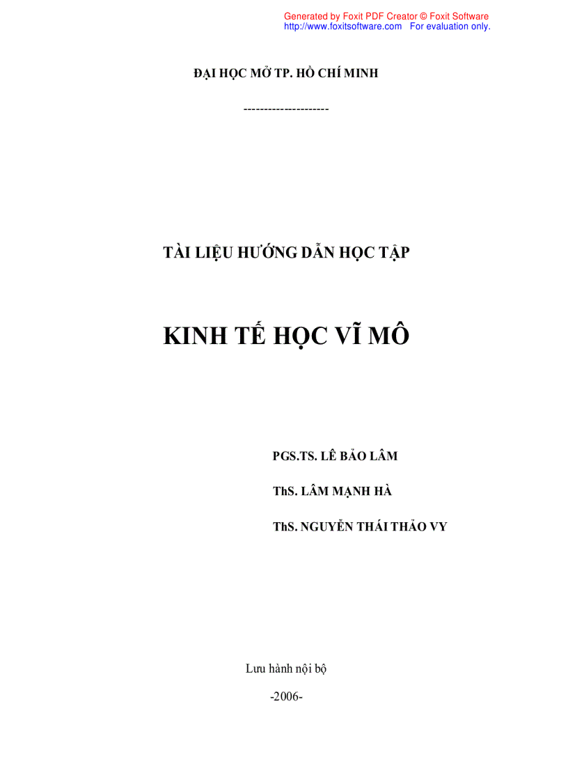 image for page Giáo trình Kinh tế vĩ mô 1