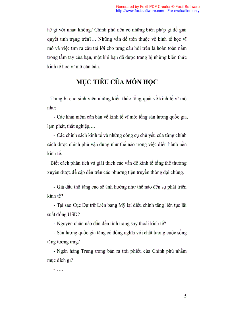 image for page Giáo trình Kinh tế vĩ mô 1