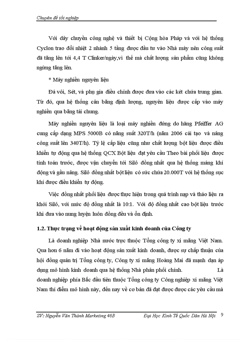 image for page Một số giải pháp Marketing nhằm hoàn thiện hiệu quả hoạt động của hệ thống kênh phân phối tại Công ty xi măng Hoàng Mai