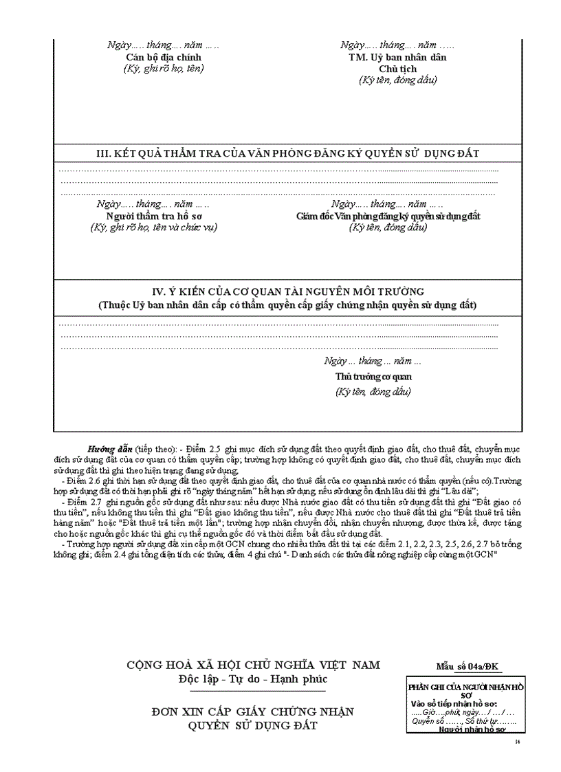 image for page Thủ tục cấp giấy chứng nhận quyền sử dụng đất