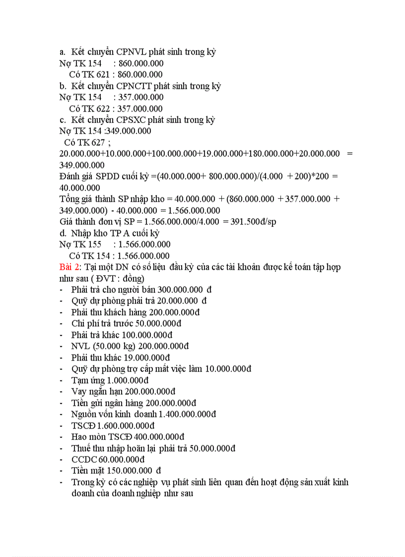 image for page Bài tập nguyên lý kế toán 4