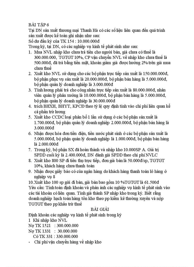 image for page Bài tập nguyên lý kế toán 4