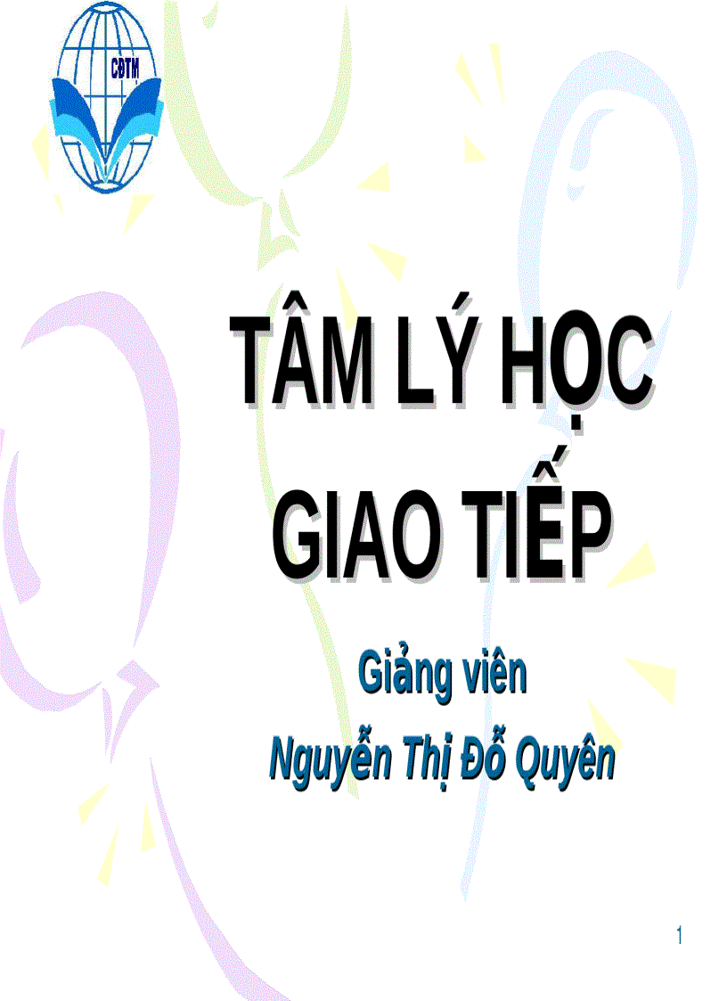 image for page Bài giảng tâm lý học giao tiếp