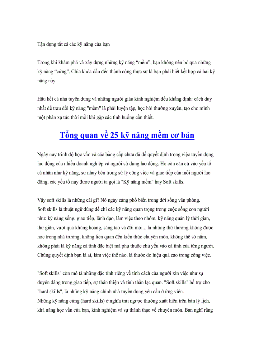 image for page Tìm hiểu kỹ năng mềm