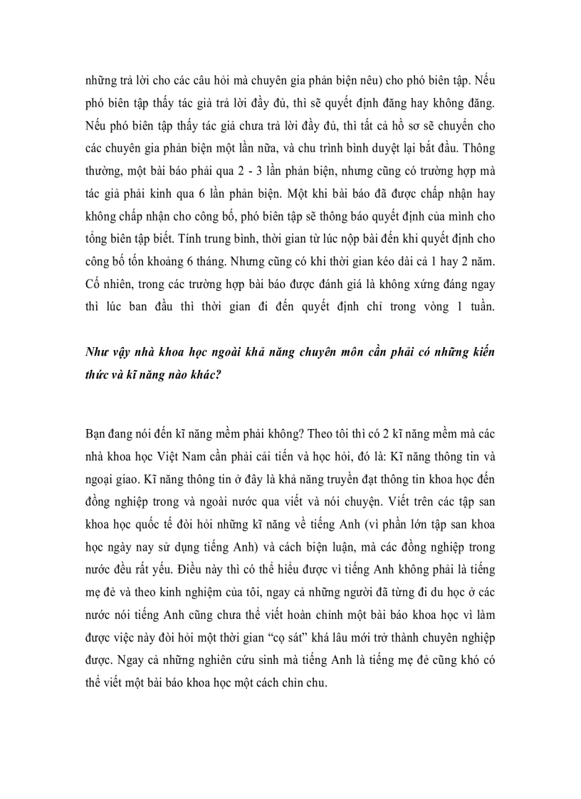 image for page Kỹ năng mềm cho nhà khoa học