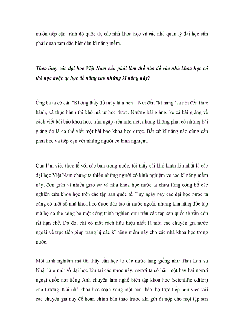 image for page Kỹ năng mềm cho nhà khoa học