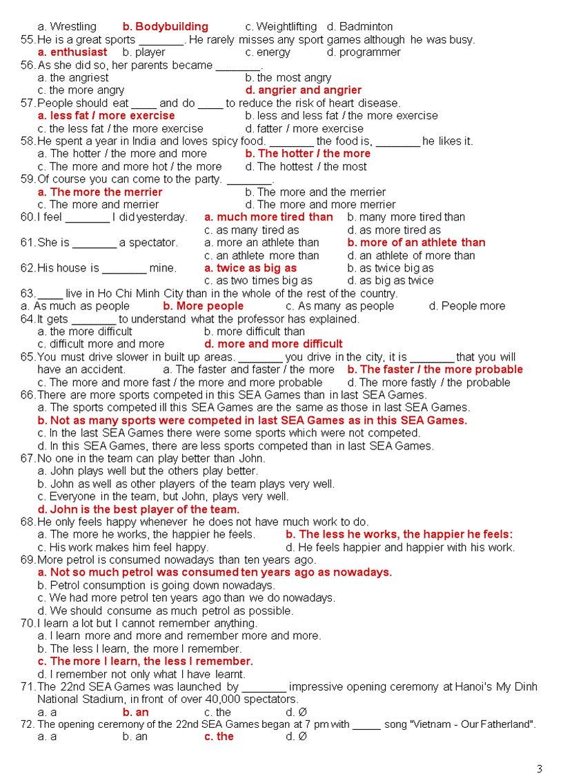 image for page Bài tập trắc nghiệm tiếng anh lớp 12 Unit 13