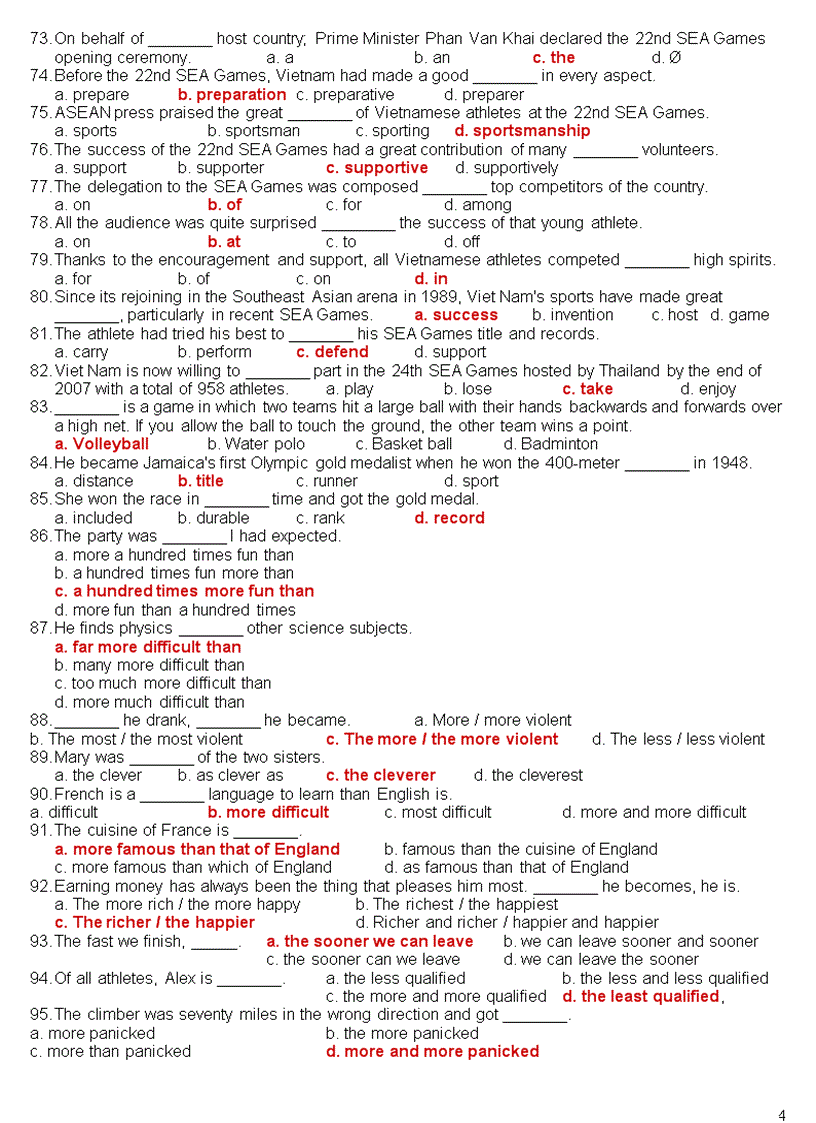 image for page Bài tập trắc nghiệm tiếng anh lớp 12 Unit 13