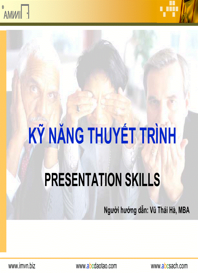 image for page Kỹ năng thuyết trình presentation skills
