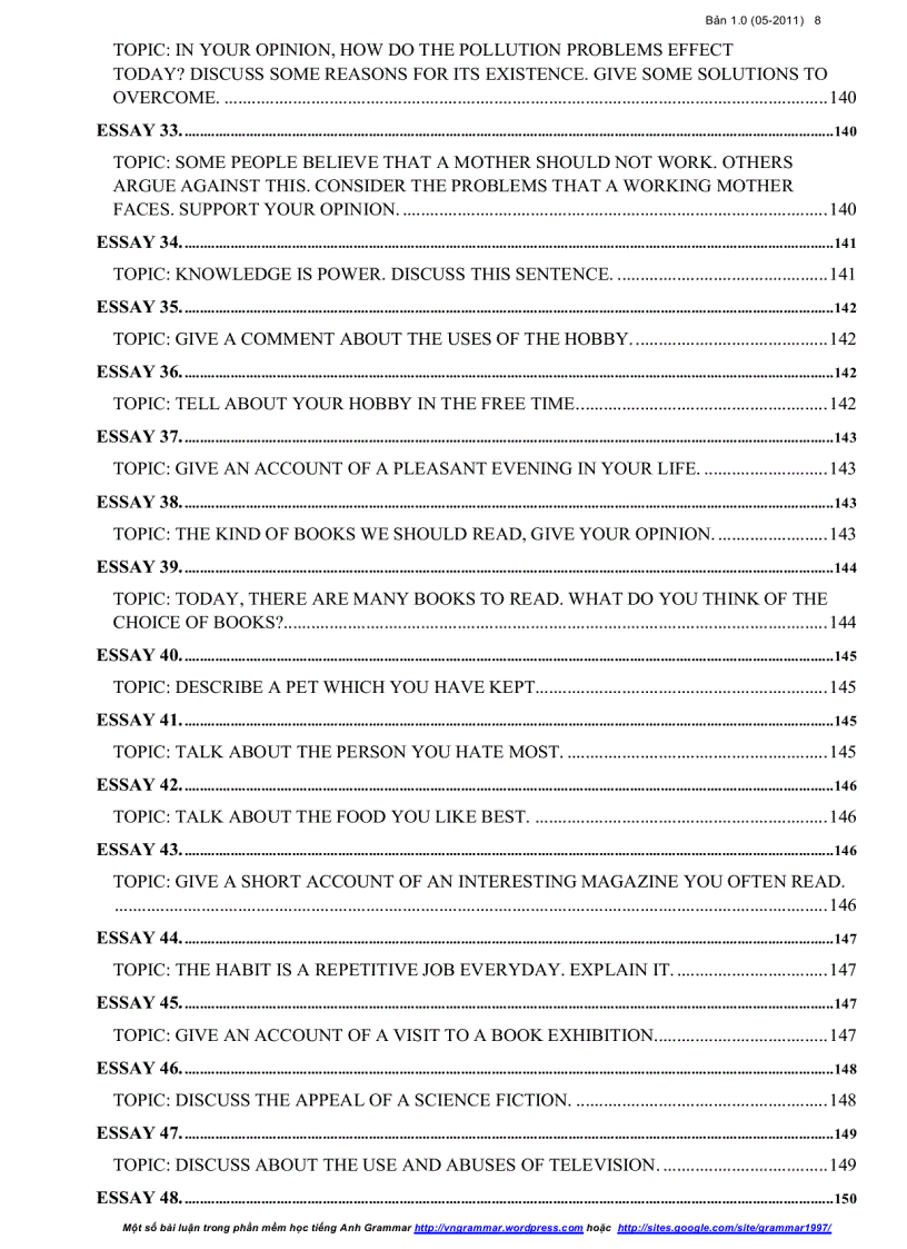 image for page Essay Grammar