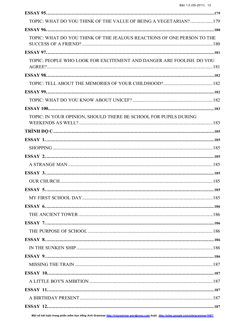 image for page Essay Grammar