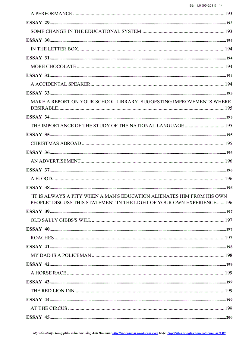 image for page Essay Grammar