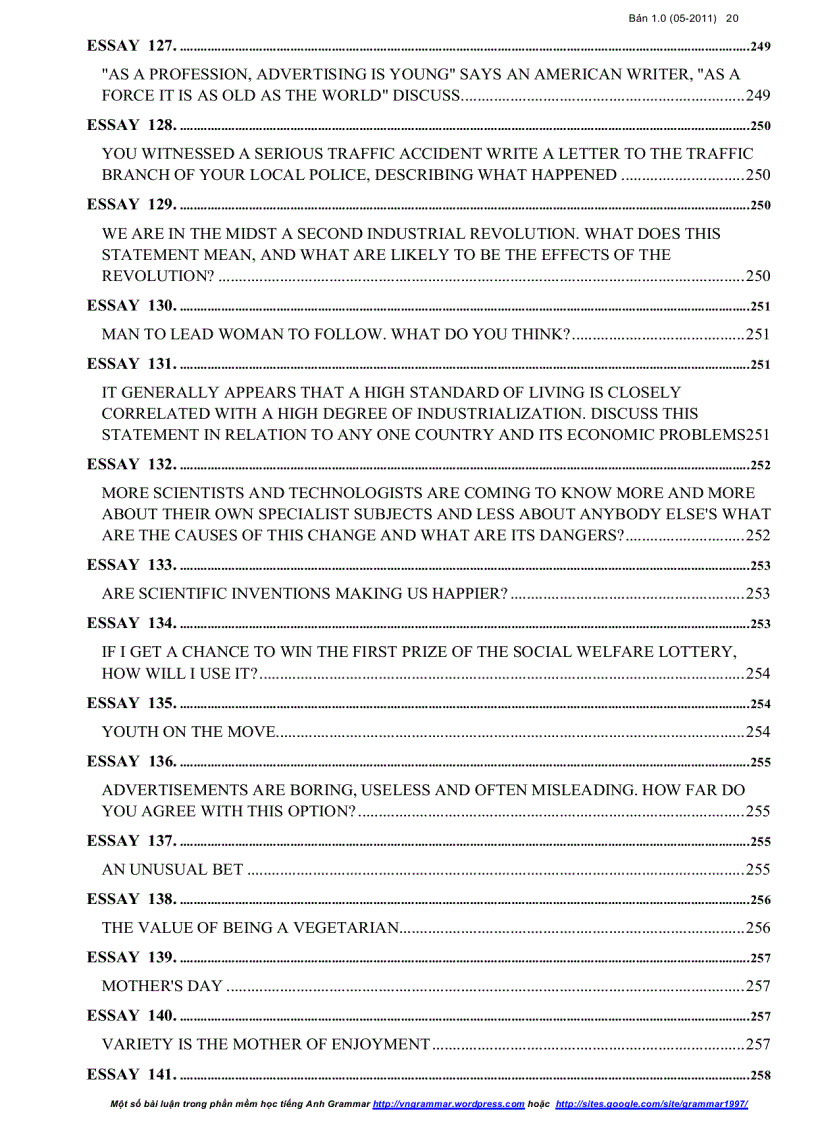 image for page Essay Grammar