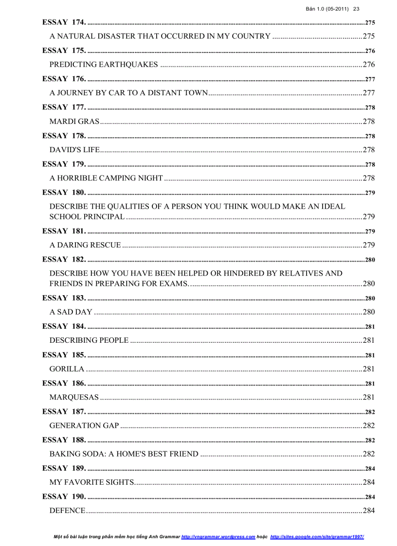 image for page Essay Grammar