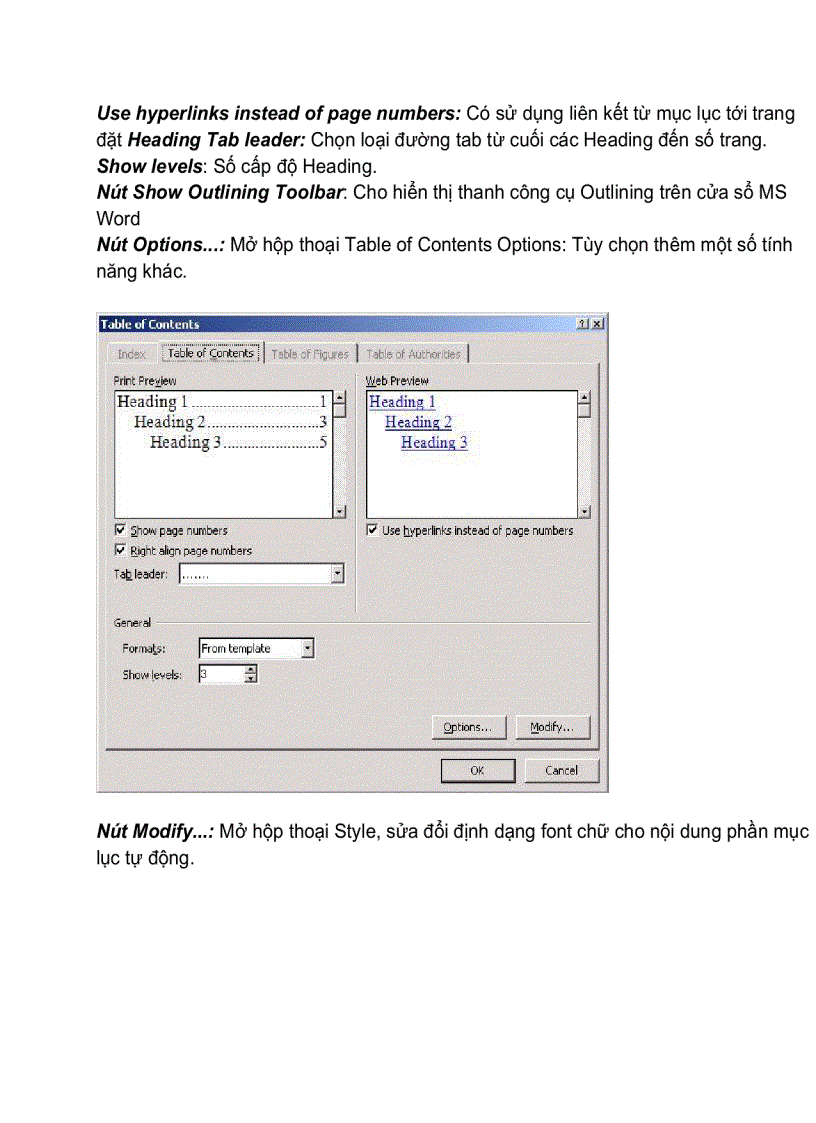 image for page Tạo mục lục tự động trong word 2007 và word 2010