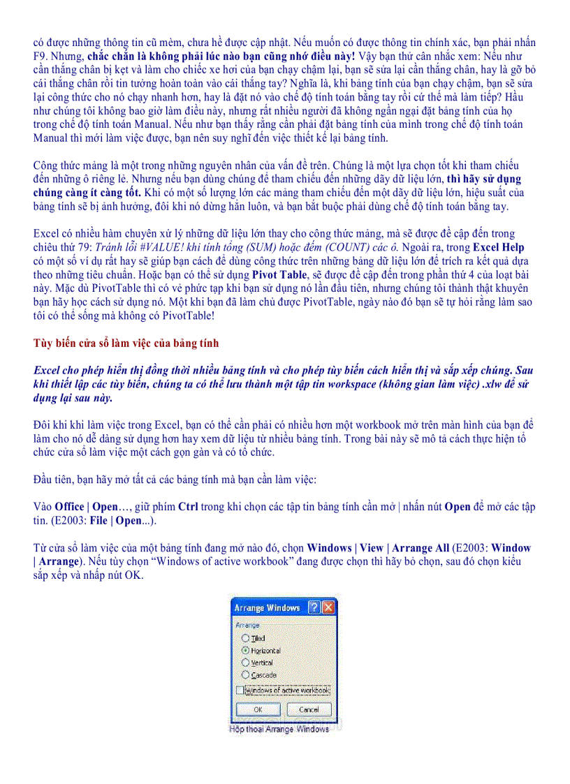 image for page Những mẹo trong excel
