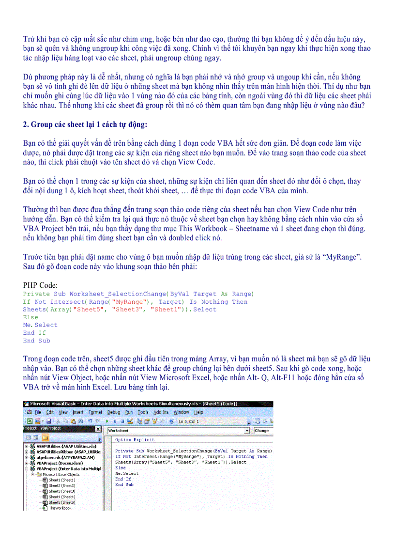 image for page Những mẹo trong excel