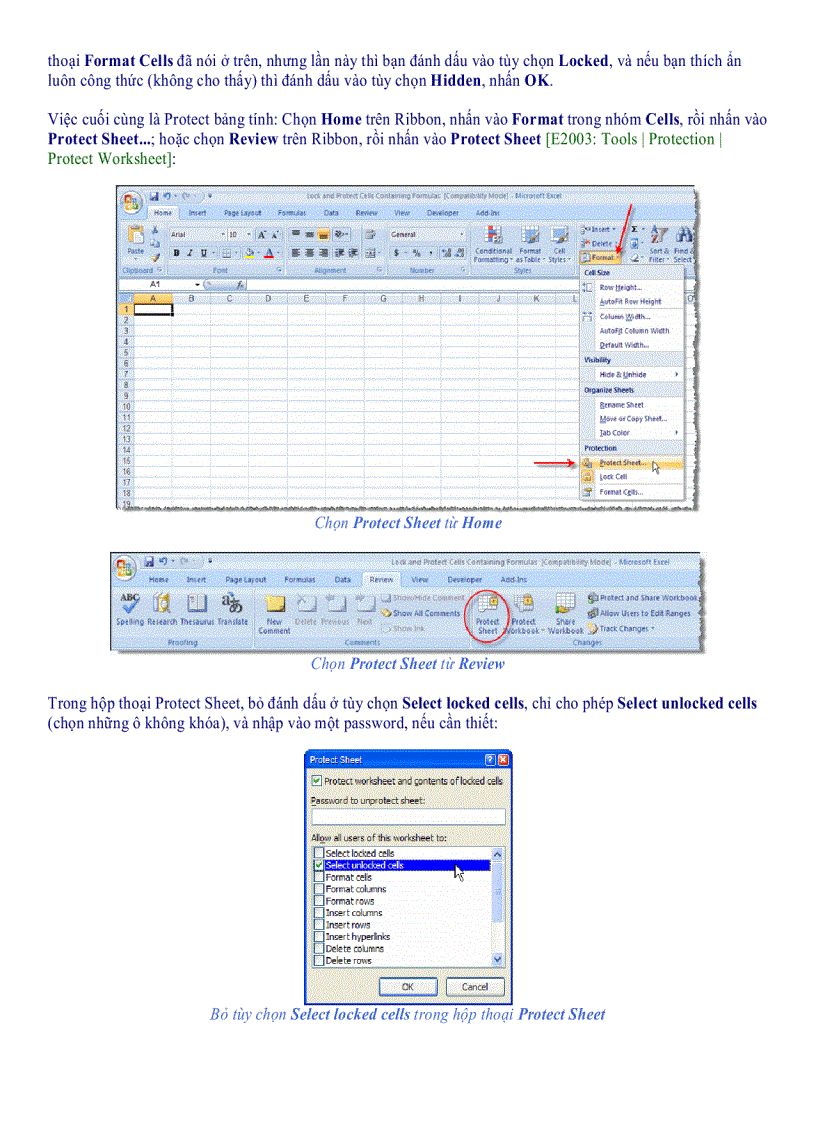 image for page Những mẹo trong excel