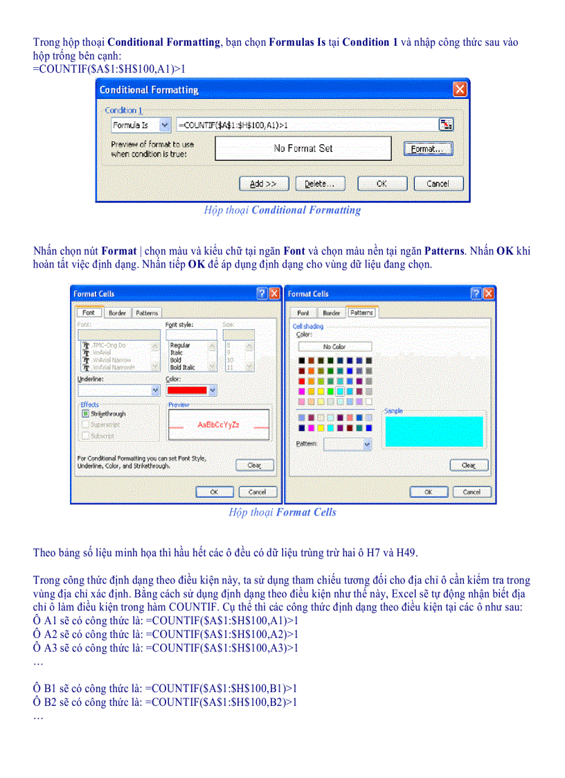 image for page Những mẹo trong excel
