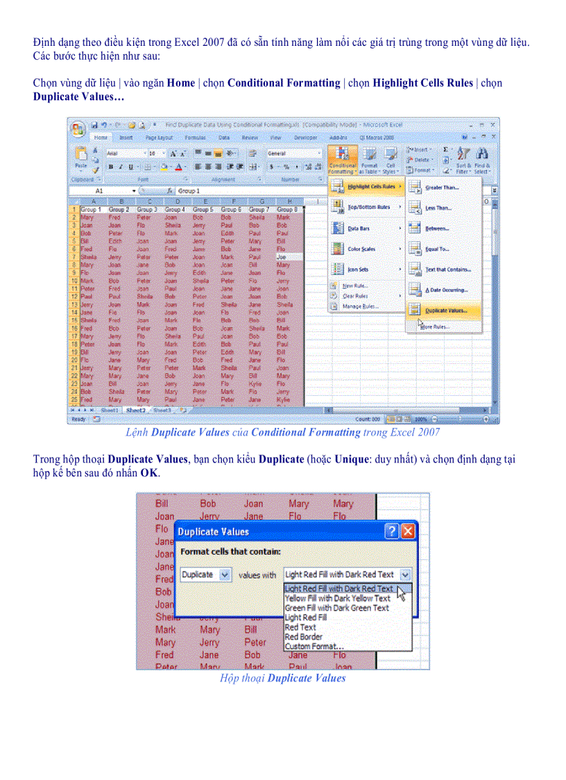 image for page Những mẹo trong excel