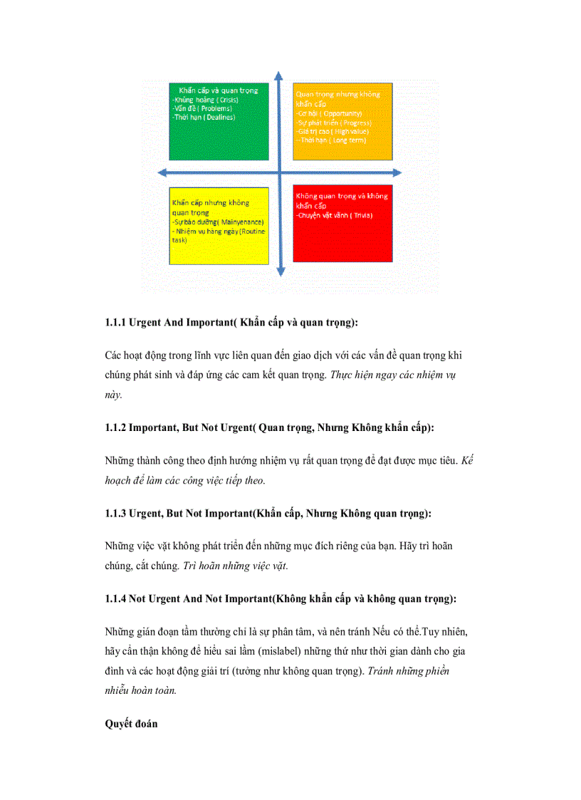 image for page Dành ưu tiên thời gian của bạn Prioritizing your time