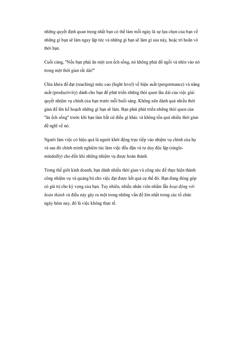 image for page Giải quyết sự chần chừ Procrastination