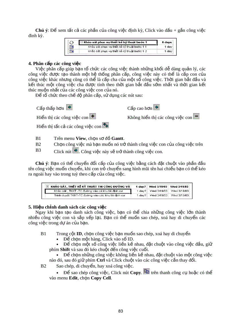 image for page Hướng dẫn MS Project 2007