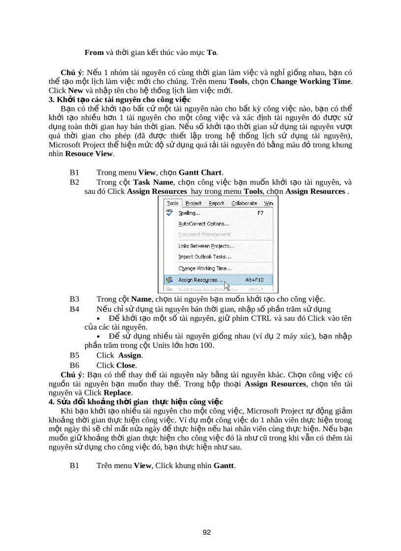 image for page Hướng dẫn MS Project 2007