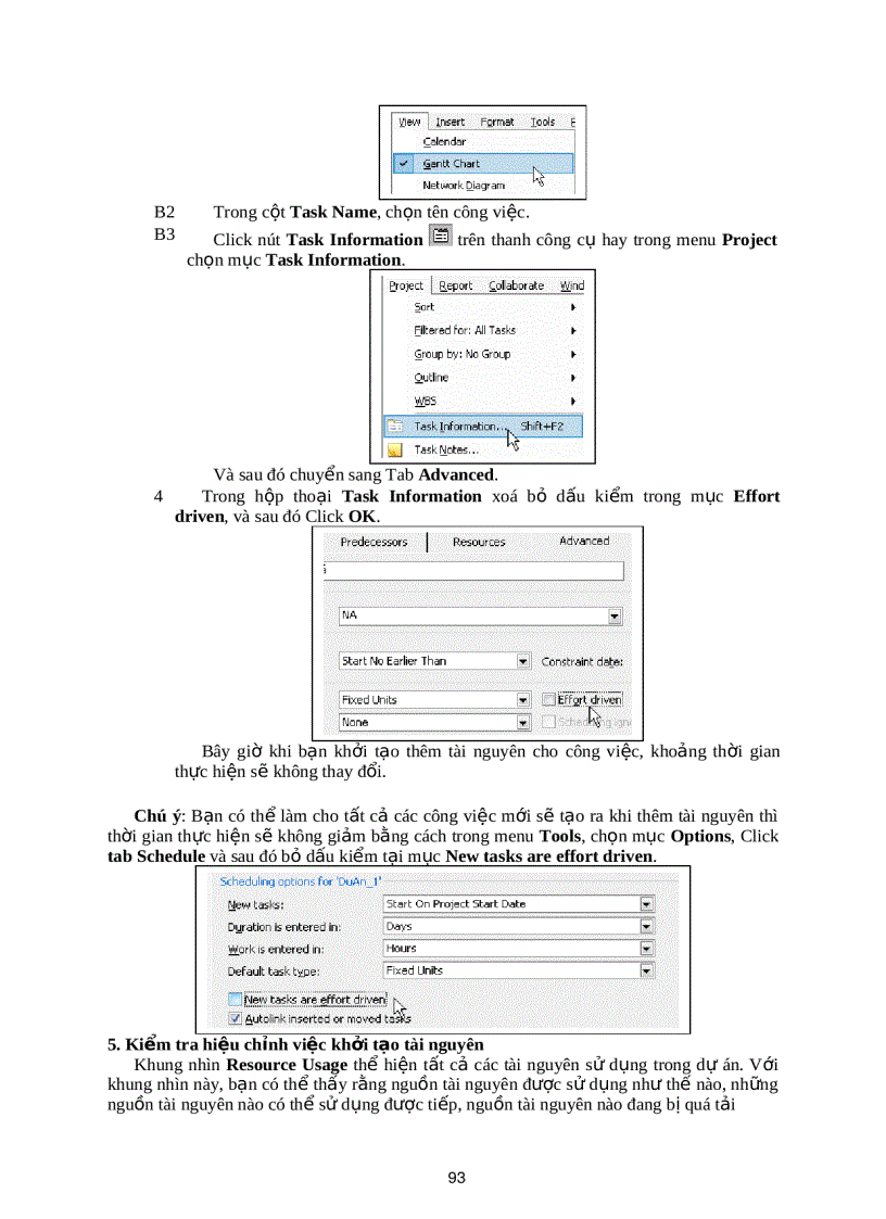 image for page Hướng dẫn MS Project 2007