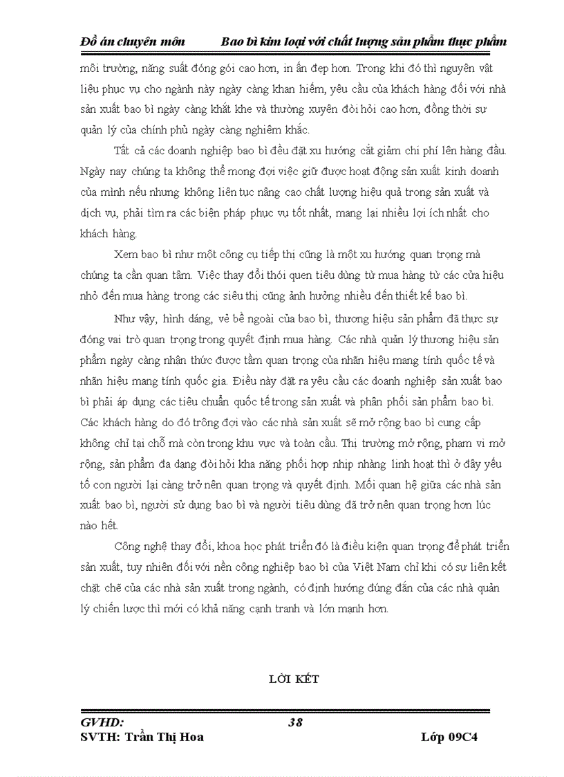 image for page Bao bì kim loại với chất lượng sản phẩm thực phẩm