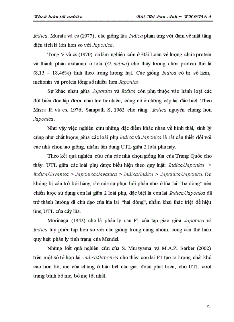 image for page Khảo sát một số dòng lúa nhập nội từ tổ hợp lai IR64 x AZUCENA trong vụ mùa 2010 tại Gia Lâm Hà Nội