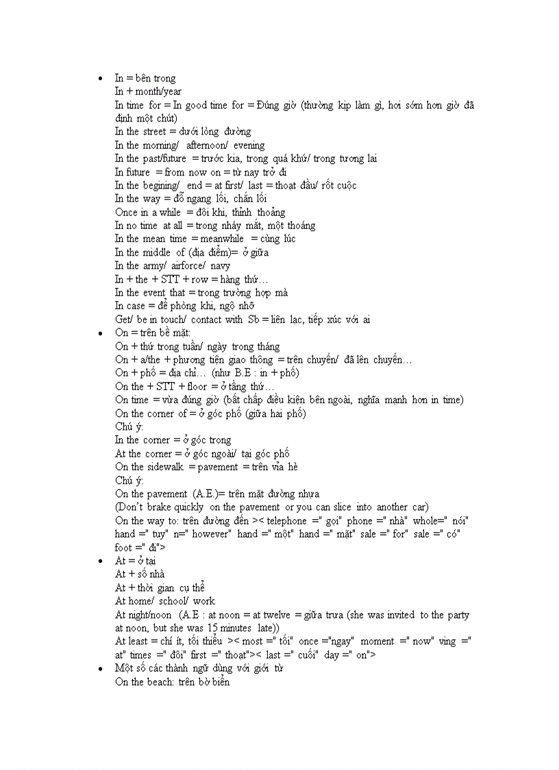 image for page Cách dùng động từ trong văn phạm 1