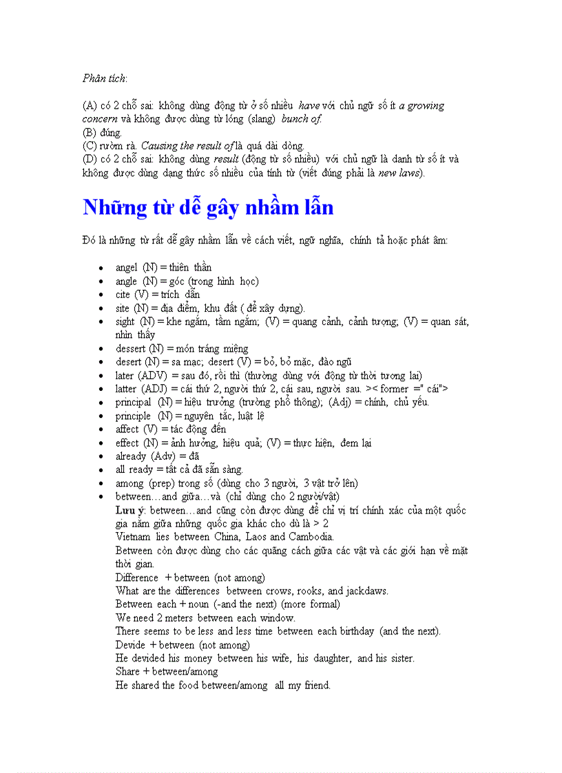 image for page Cách dùng động từ trong văn phạm 1