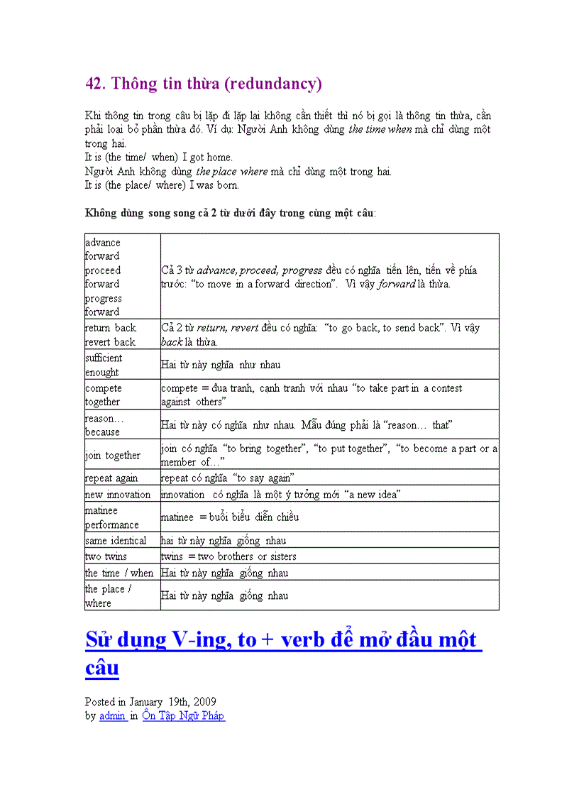 image for page Cách dùng động từ trong văn phạm 1