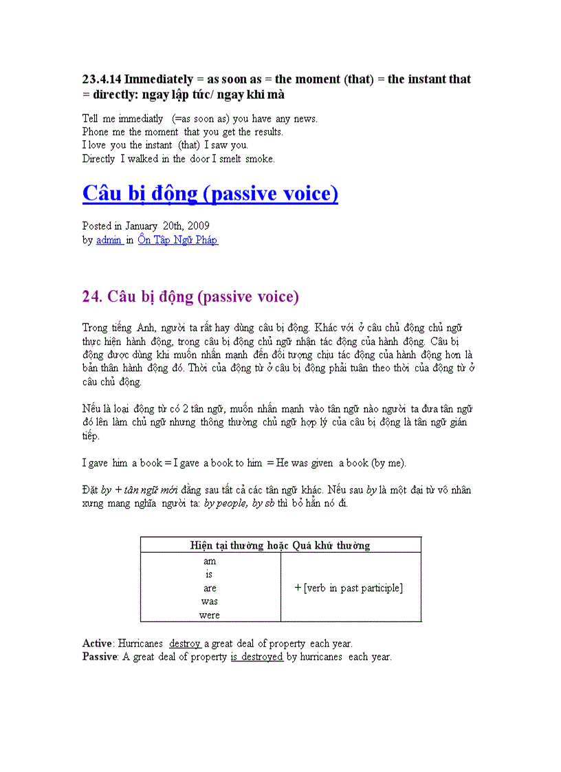 image for page Cách dùng động từ trong văn phạm 1