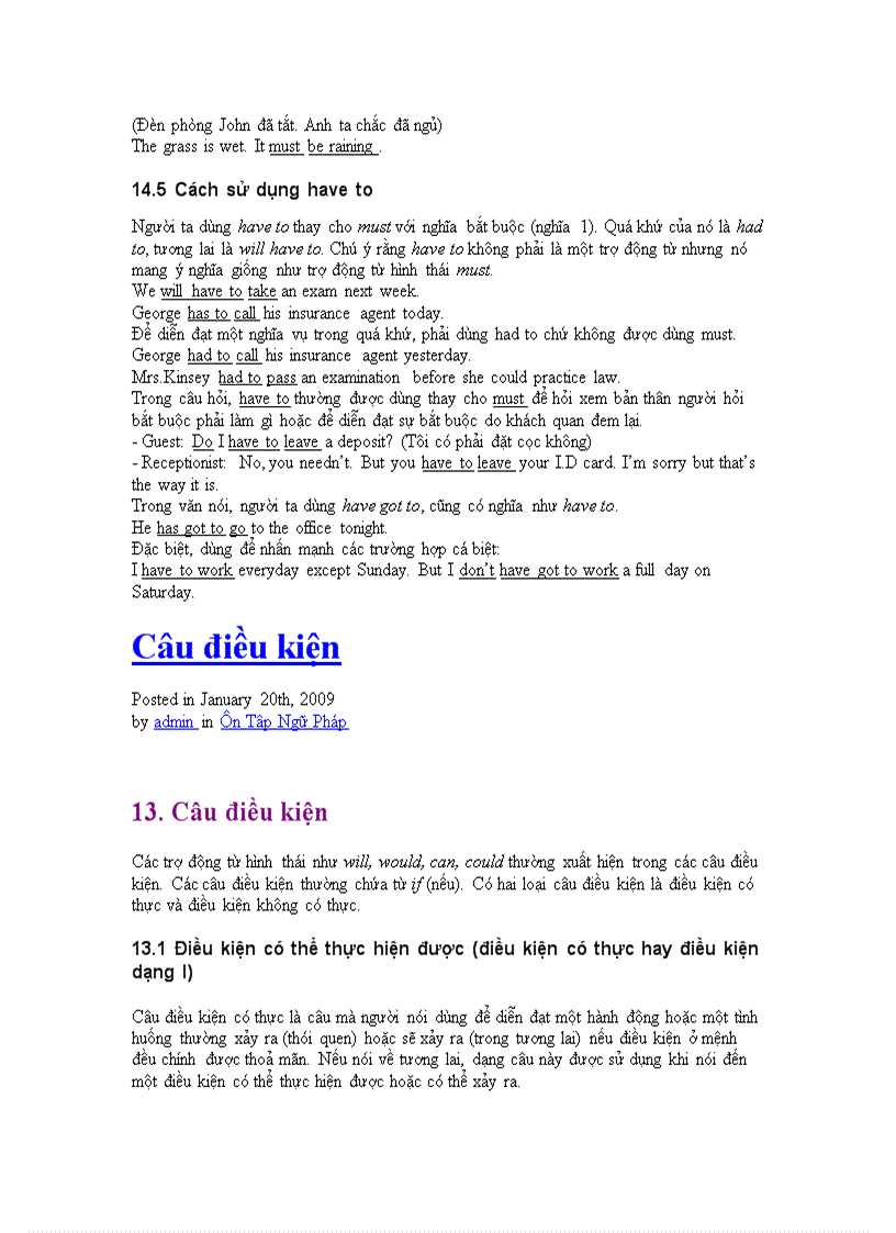 image for page Cách dùng động từ trong văn phạm 1