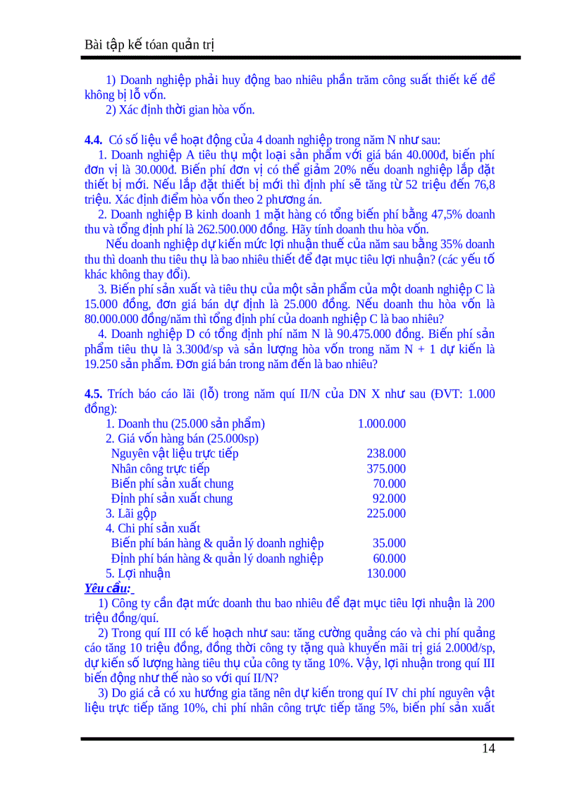 image for page Bài tập Kế toán quản trị 1