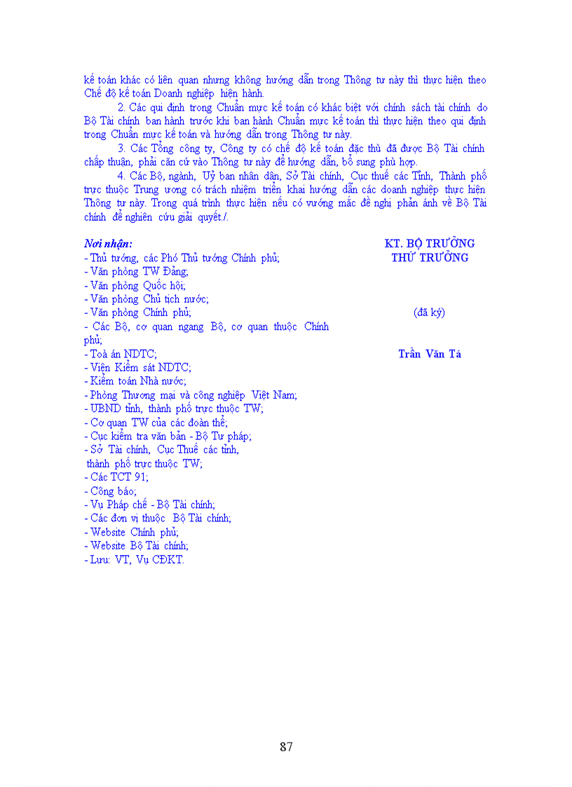 image for page Thông tư số 161 hướng dẫn thực hiện 16 chuẩn mực kế toán